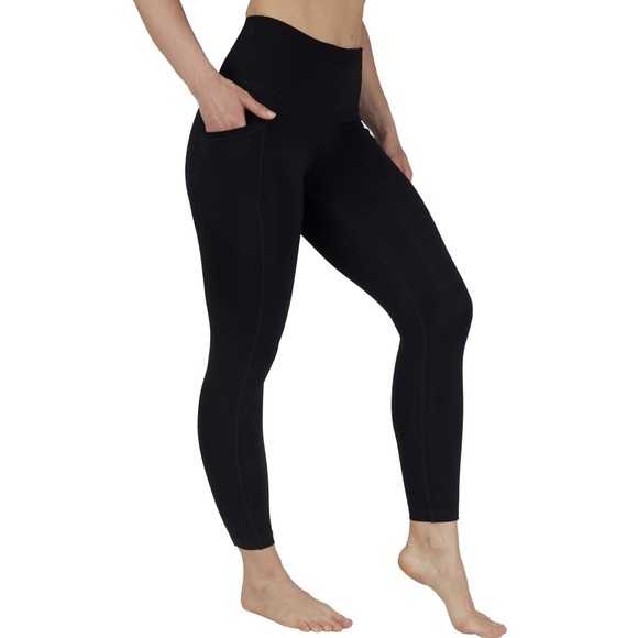 NWT Yogalicious Lux Tribeca‎ Leggings Size XS Black $78 - Picture 1 of 4